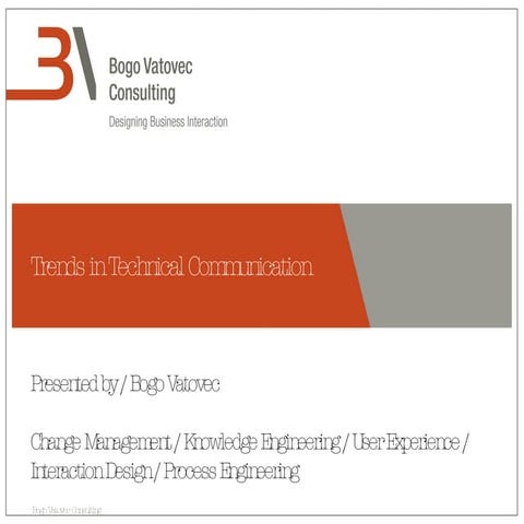 Trends In Technical Communication