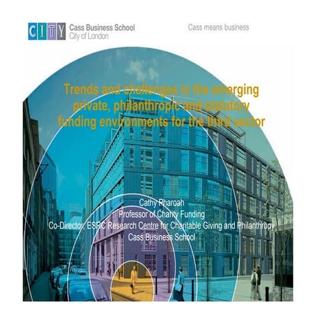 Trends and challenges in the emerging private, philanthropic and statutory fu...