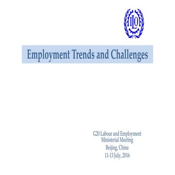 Employment Trends and Challenges | PPTX