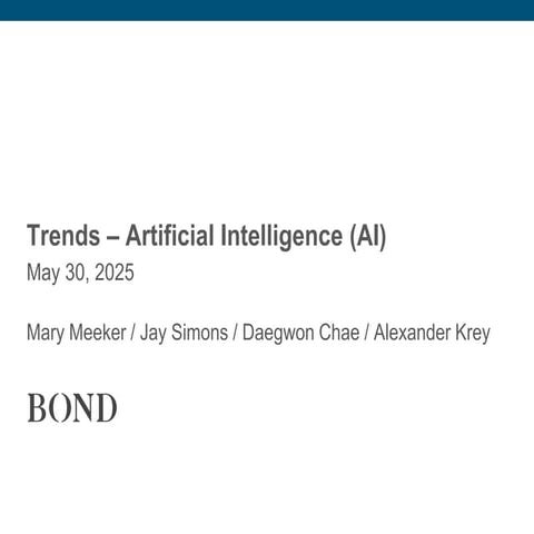 Trends Report: Artificial Intelligence (AI)