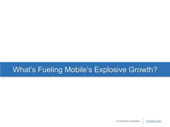 Trends Fueling Mobiles Growth