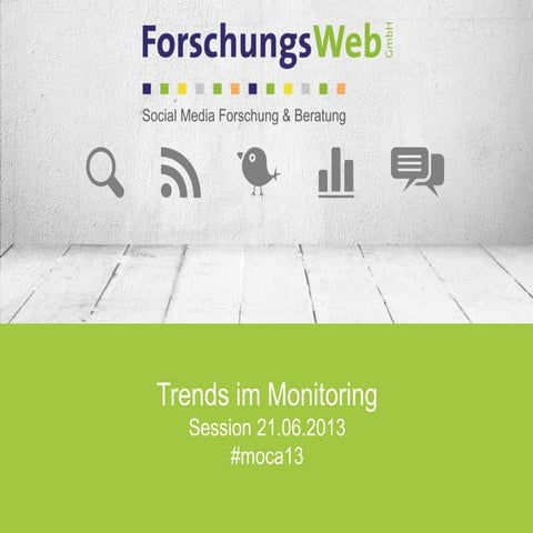 Trends im Monitoring