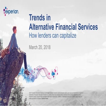 Trends in Alternative Financial Services 