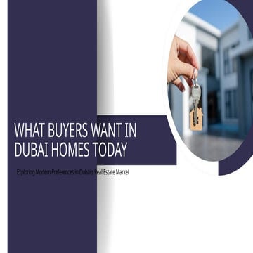 Guide to Buy Luxury Apartments in Dubai for Investors | PPTX