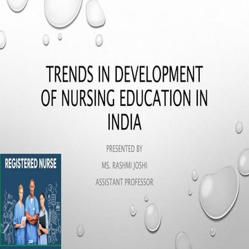 Trends in development of Nursing education in india.pptx