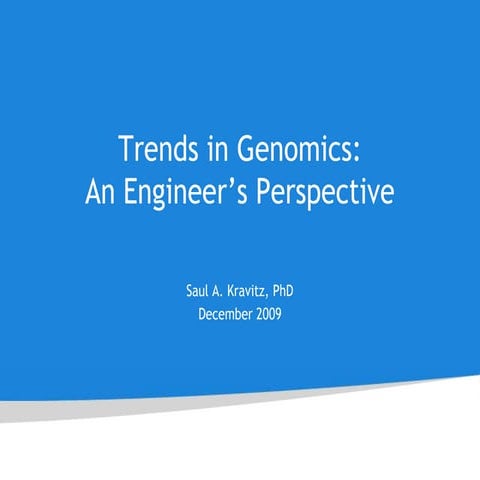 Trends In Genomics