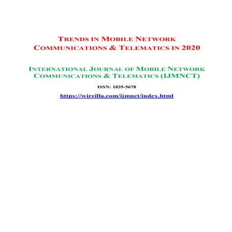 Trends in mobile network communication and telematics in 2020