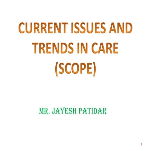 Trends in psychiatry nursing