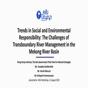 Trends in Social and Environmental Responsibility Presentation | PDF