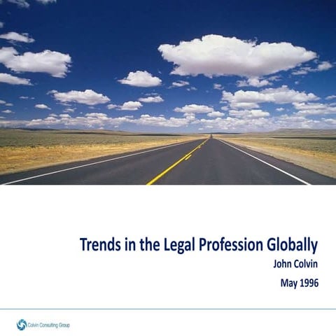 Trends in the legal profession globally