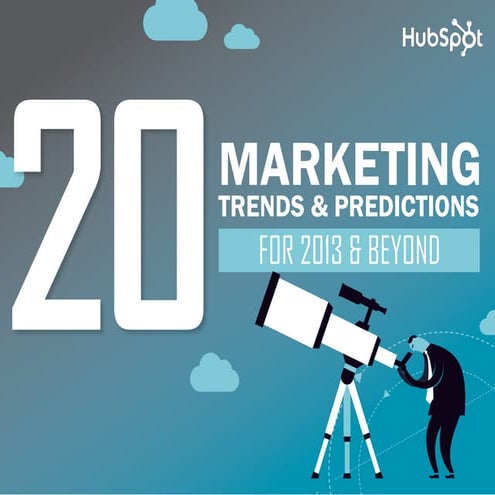 Trends marketing for 2013 