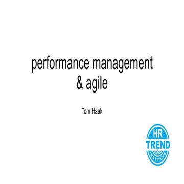 Performance Management & Agile
