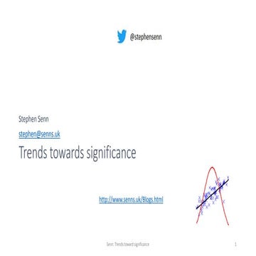 Trends towards significance