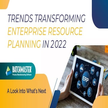 Trends Transforming Enterprise Resource Planning in 2022