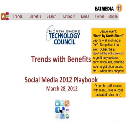 Trends with Benefits  - Social Media Update 2012
