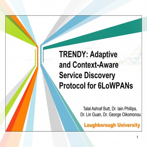 Trendy service discovery protocol at WoT 2012