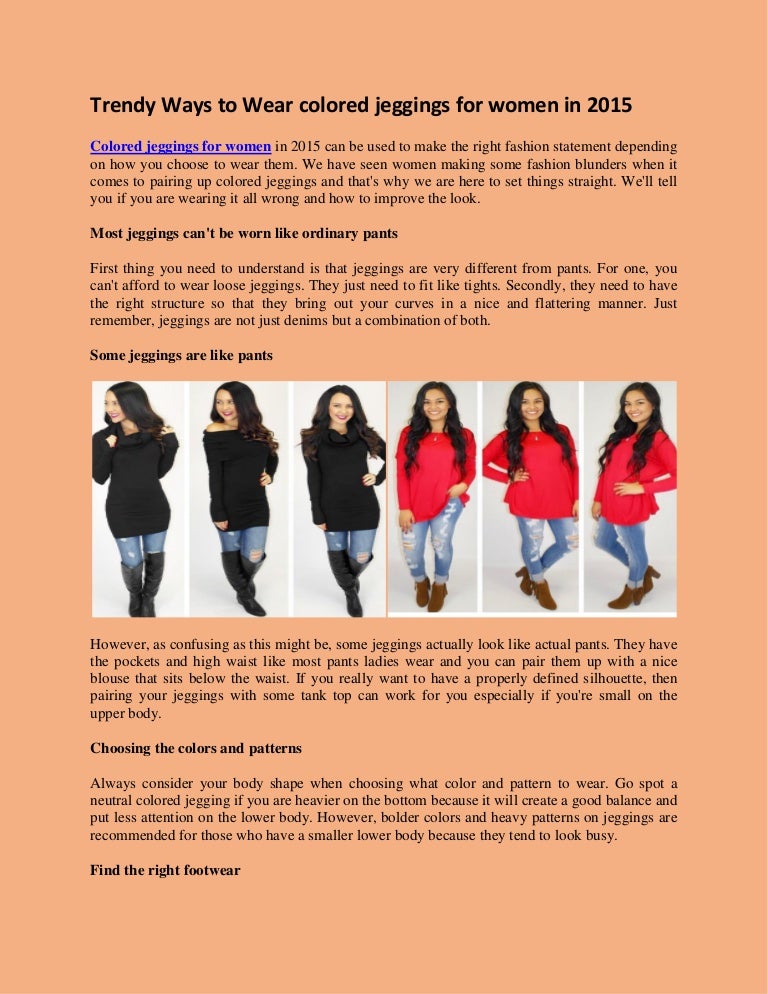 colored jeggings for work