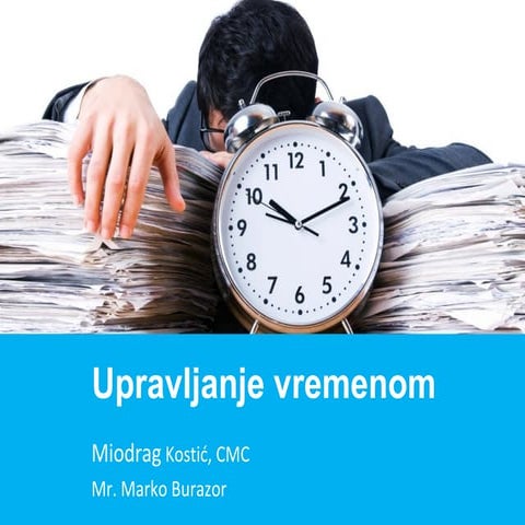 Trening upravljanje vremenom obuka zaposlenih time management