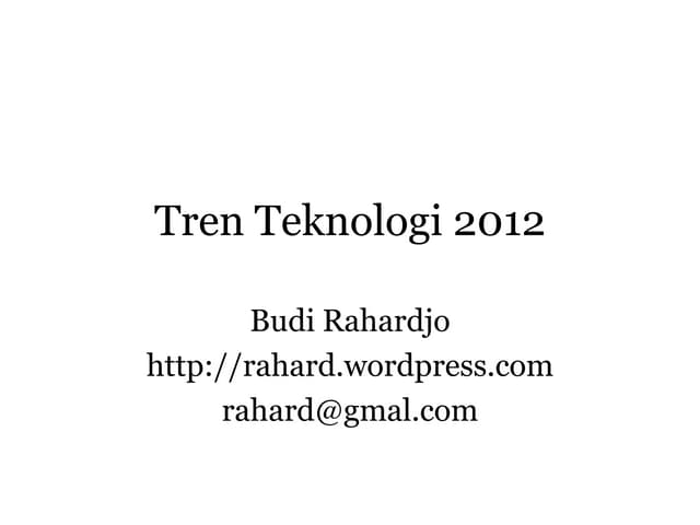 Tren it 2012