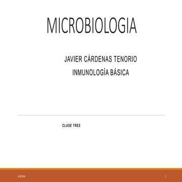 Tres clase inmunidad 2018