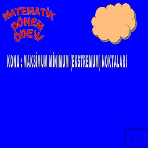 TÜREVİN UYGULAMALARI 01