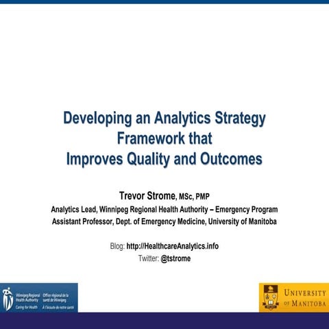 iHT² Health IT Summit Atlanta - Case Study “Analytics Strategies to Improve Q...