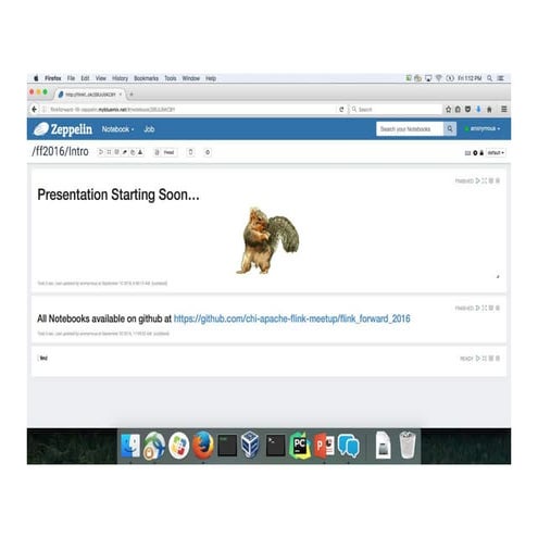 Trevor Grant - Apache Zeppelin - A friendlier way to Flink