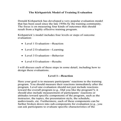 Kirkpatricks four levels_of_evaluation_271 | DOC