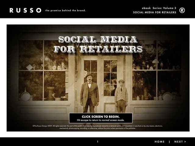 TRG – Social Media For Retailers