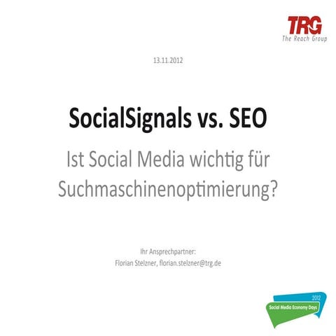 Social Signals vs. SEO