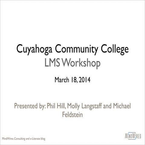 Tri-C LMS workshop 20140318 handout
