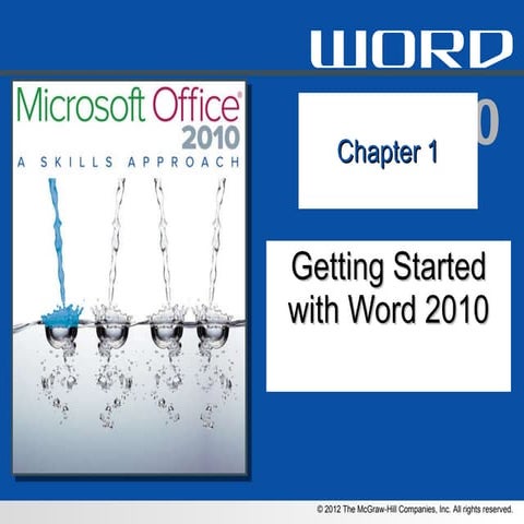 Office 2010 Word Chapter 1