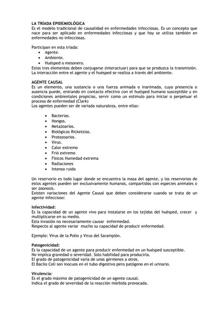 Triada epidemiologica