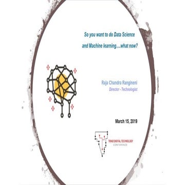 So you want to do Data Science.... what now?