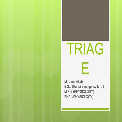 first aid perhosptial triage .ppt ali mushtaq