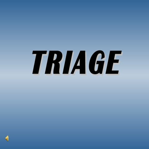 Triage Taller 2 Dr. Jiménez