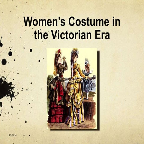 UTAP-Women's Clothing in Victorian Era | PPTX