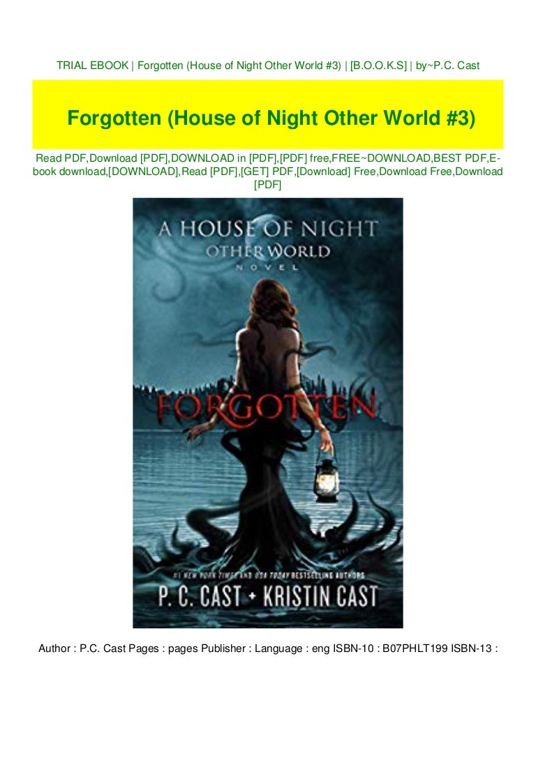Trial Ebook Forgotten House Of Night Other World 3 B O O K S