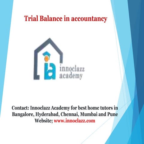 Trial balance in accountancy