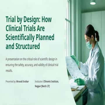 Clinical Study Design | PPTX