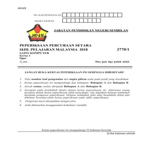 Trial n.sembilan soalan 2018