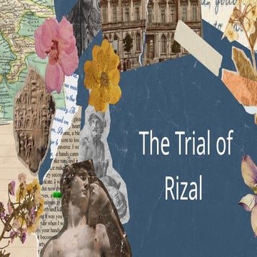 Trial of Rizal: history chapters philippines