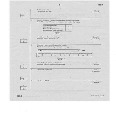 Trial upsr 2014 k2-1 johor