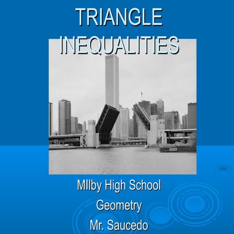 Triangle inequalities
