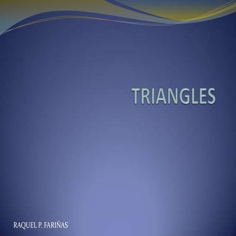 Triangles | PPTX