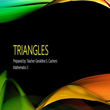 Triangles (Mathematics 5)