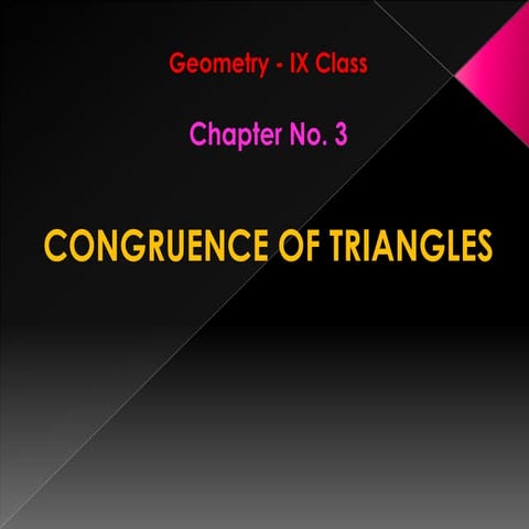 Triangles ix