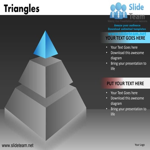 Triangles powerpoint ppt slides.