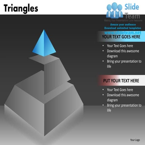 Triangles powerpoint presentation slides db ppt templates