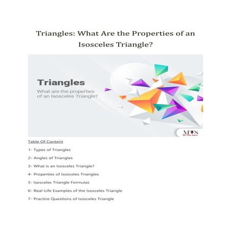 Triangles What are the properties of an Isosceles Triangle.pdf